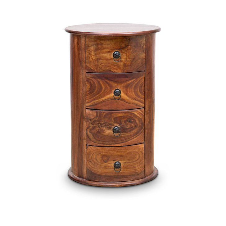 Shunt Four Drawer Chest Of Drawer Honey